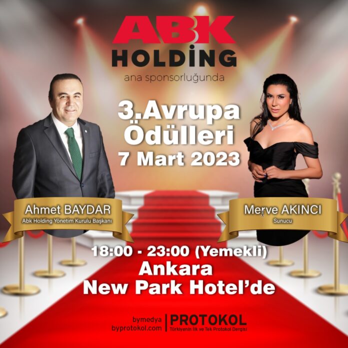 By Medya Group 3. Avrupa Ödülleri 7 Mart'ta Ankara'da sahiplerini bulacak!